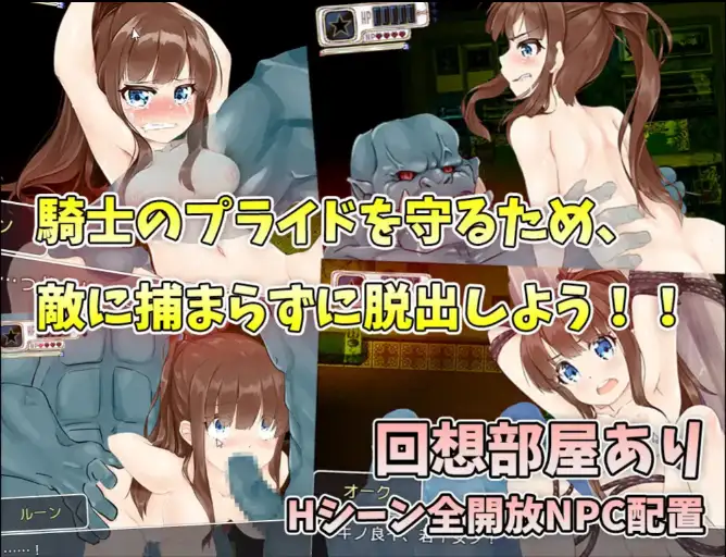 【日系RPG/AI汉化】圣骑士女孩逃离兽人宅邸v1.0【PC+安卓/476M】